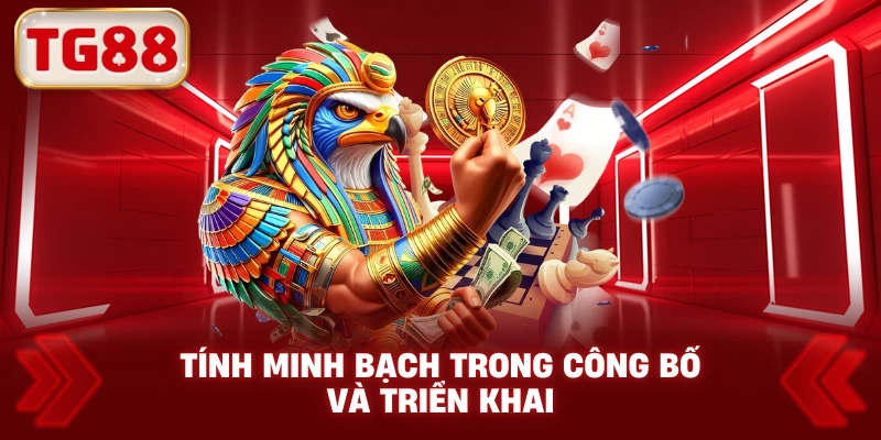 Tính minh bạch trong công bố và triển khai